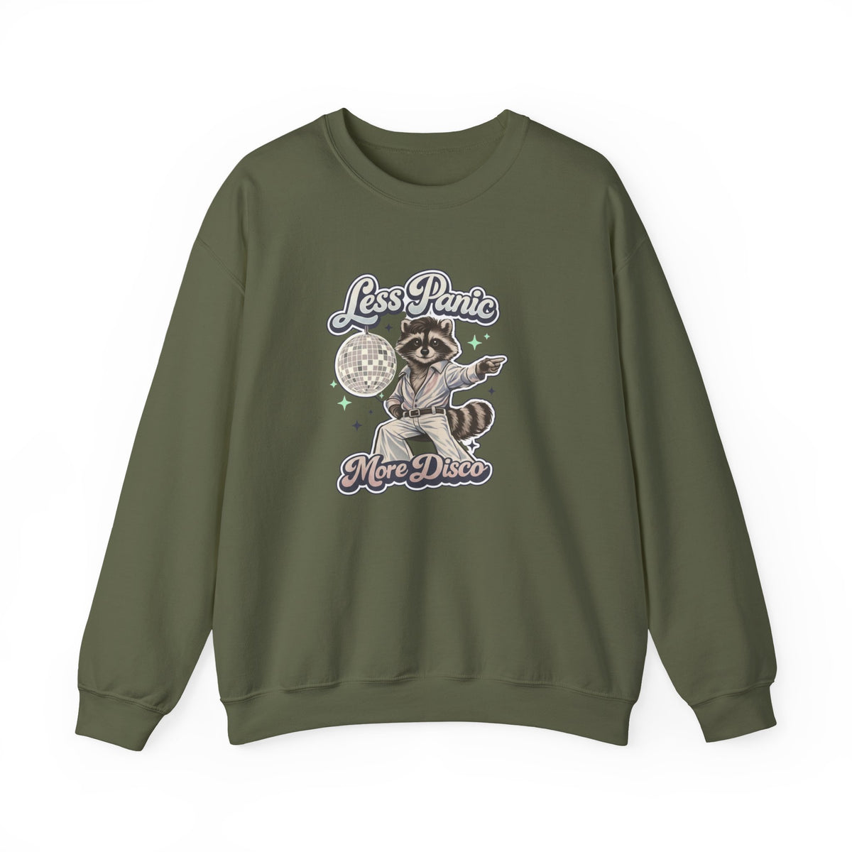 Less Panic More Disco Crewneck Sweatshirt