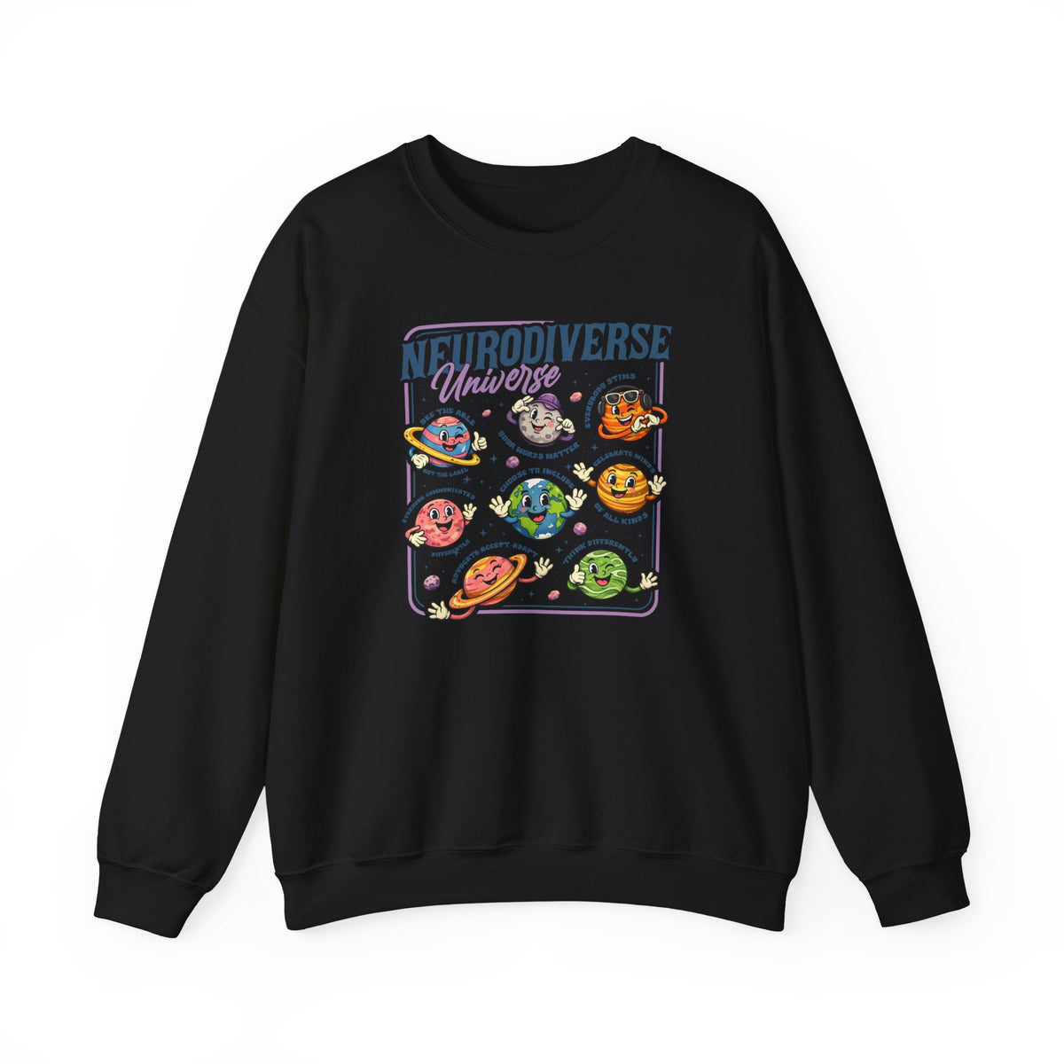 Neurodiverse Universe Crewneck Sweatshirt