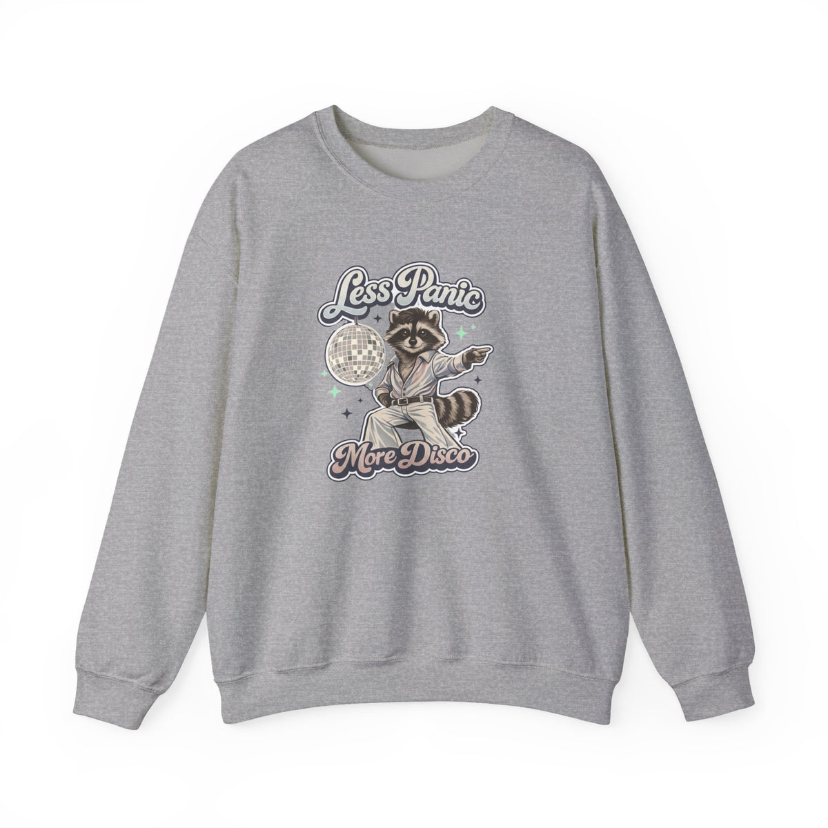 Less Panic More Disco Crewneck Sweatshirt