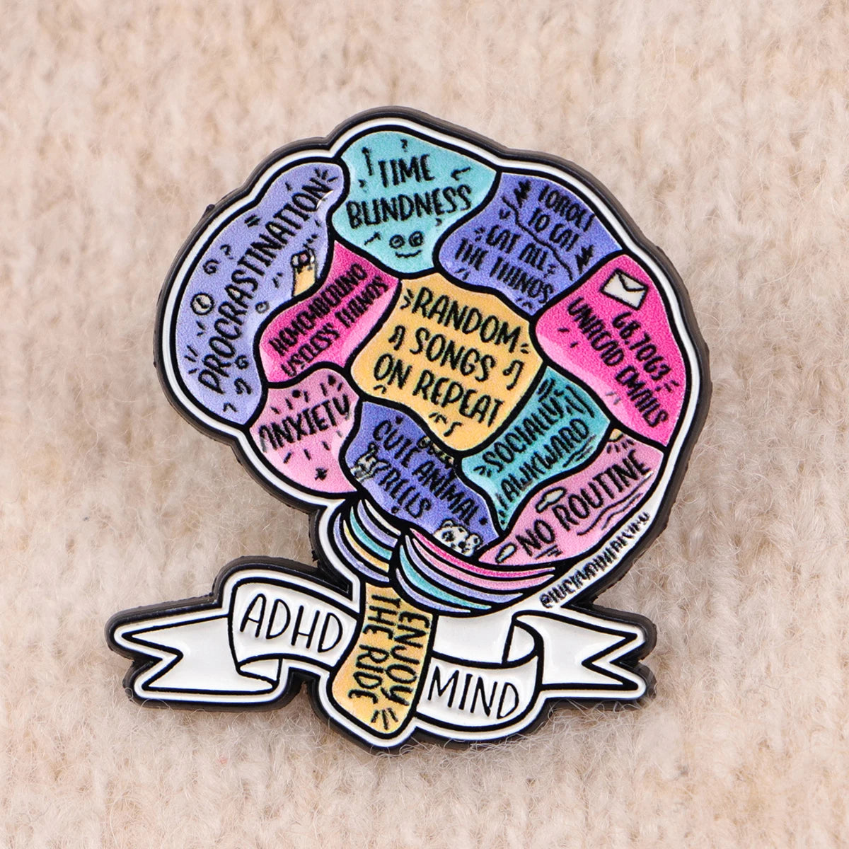 ADHD PIN 1PC