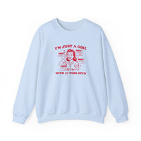 47 Tabs Open Crewneck Sweatshirt