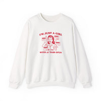 47 Tabs Open Crewneck Sweatshirt