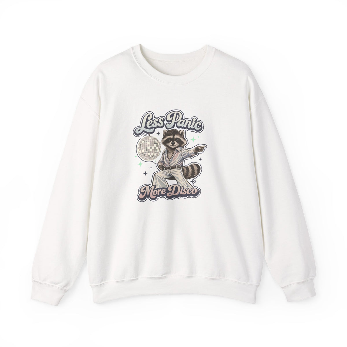 Less Panic More Disco Crewneck Sweatshirt