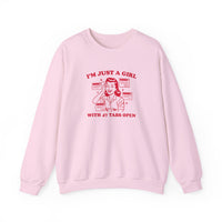 47 Tabs Open Crewneck Sweatshirt