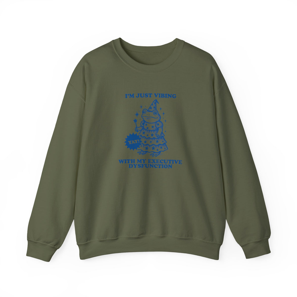 Executive Dysfunction Vibes Crewneck Sweatshirt