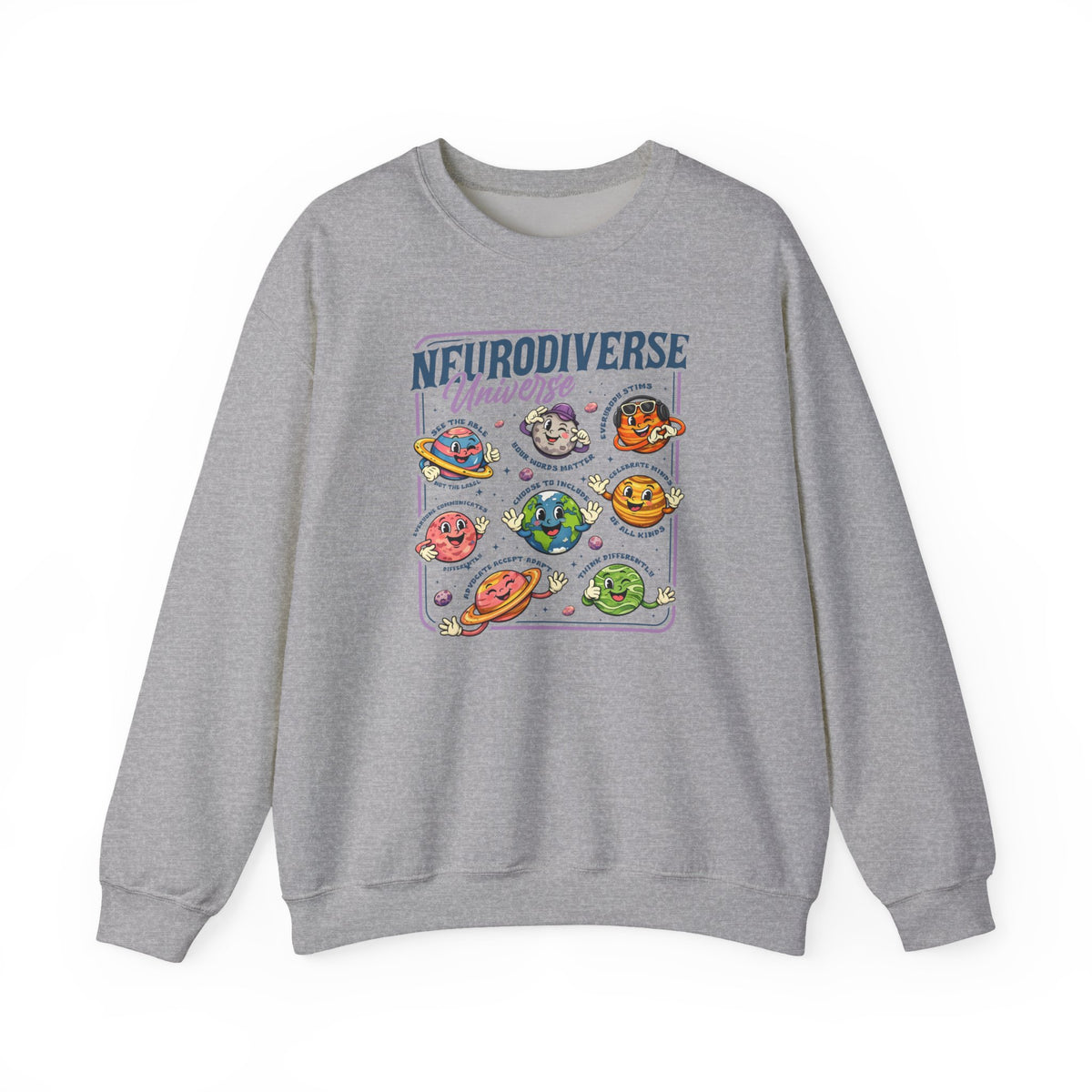 Neurodiverse Universe Crewneck Sweatshirt