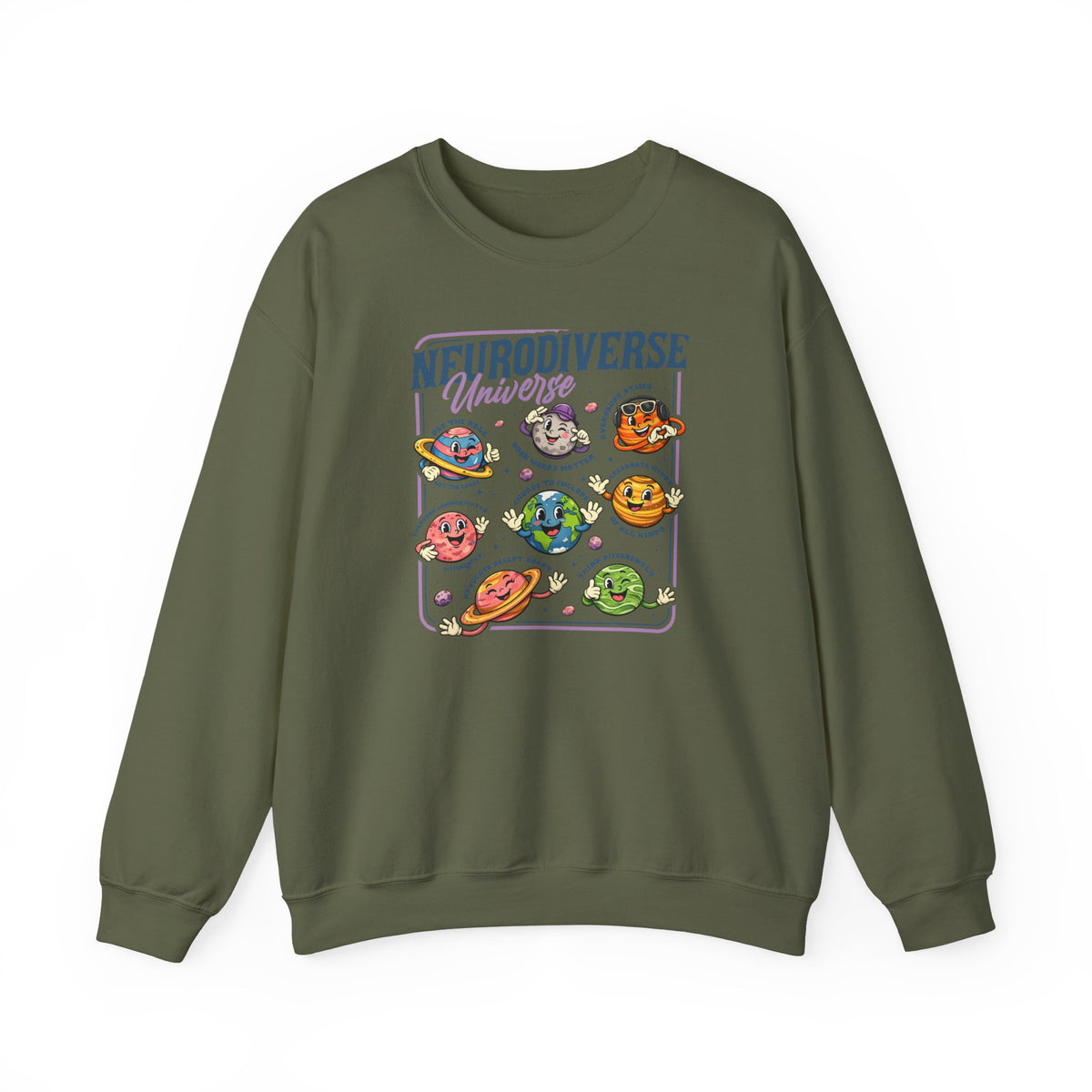 Neurodiverse Universe Crewneck Sweatshirt