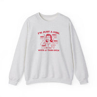 47 Tabs Open Crewneck Sweatshirt