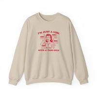47 Tabs Open Crewneck Sweatshirt