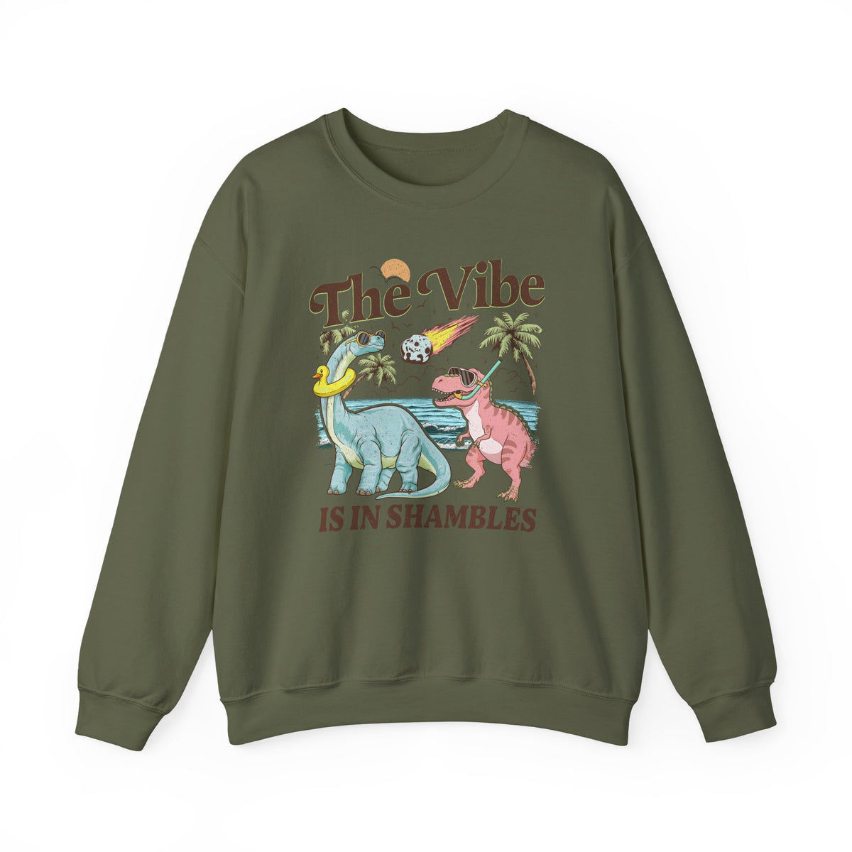 The Vibes Are In Shambles Crewneck Sweatshirt