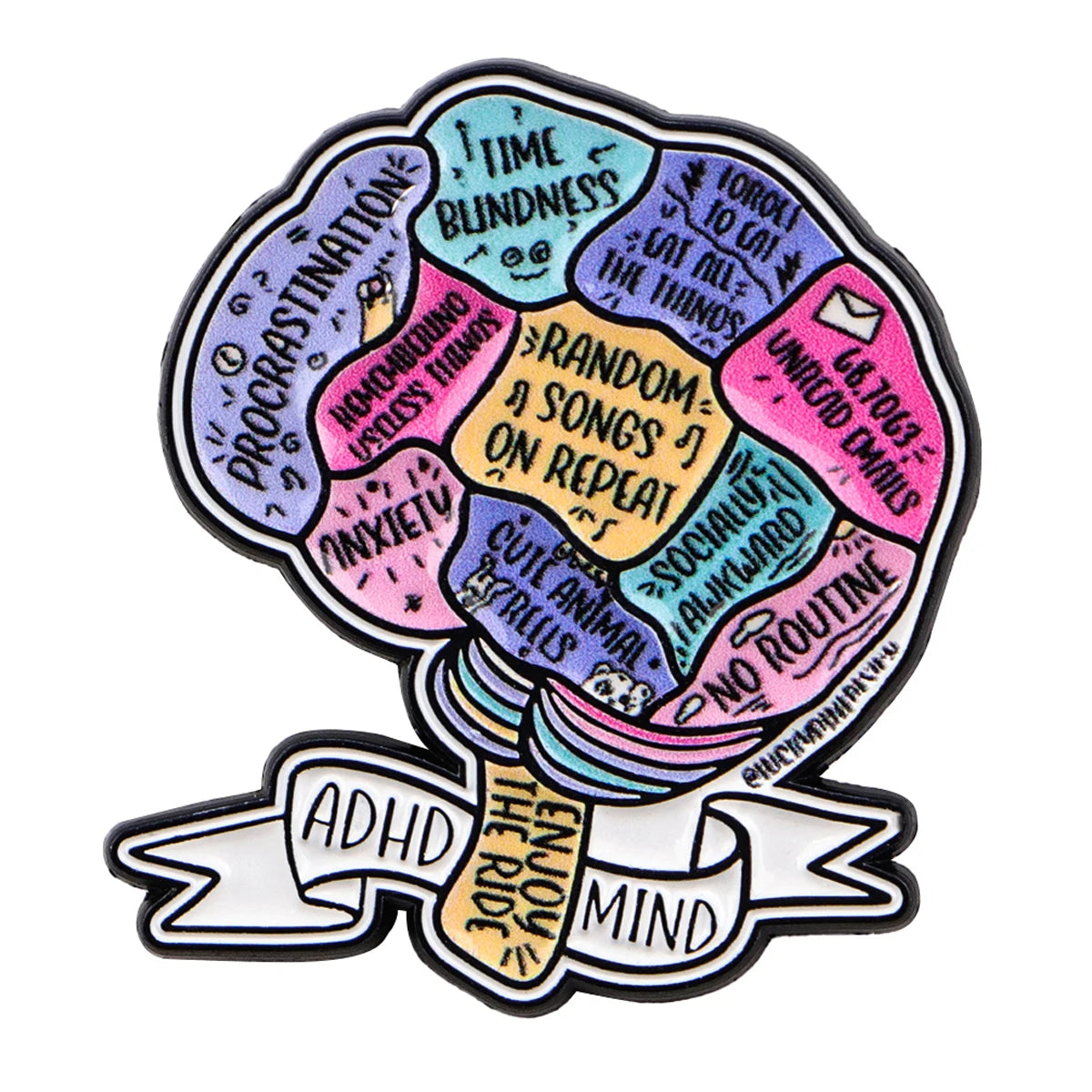 ADHD PIN 1PC