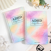 64 Sheets Undated ADHD Daily Focus Planner A5 Notebook with Stickers