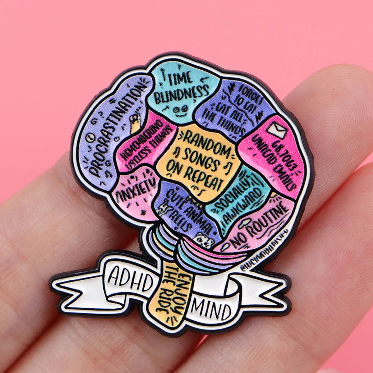 ADHD PIN 1PC