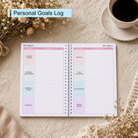 64 Sheets Undated ADHD Daily Focus Planner A5 Notebook with Stickers