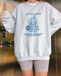 Executive Dysfunction Vibes Crewneck Sweatshirt