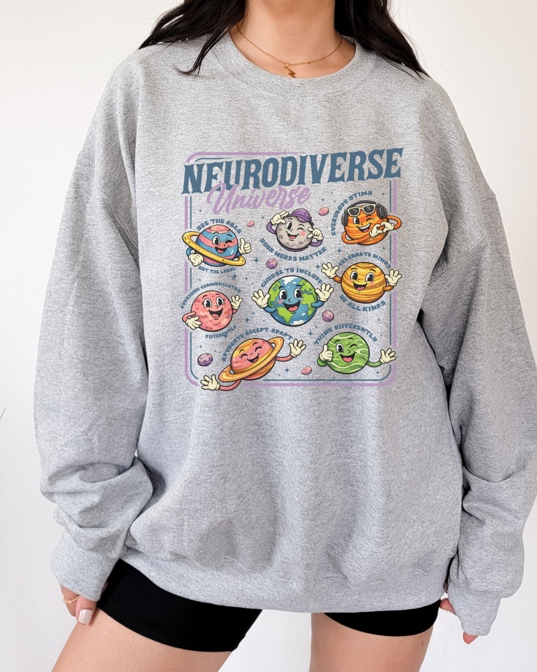 Neurodiverse Universe Crewneck Sweatshirt