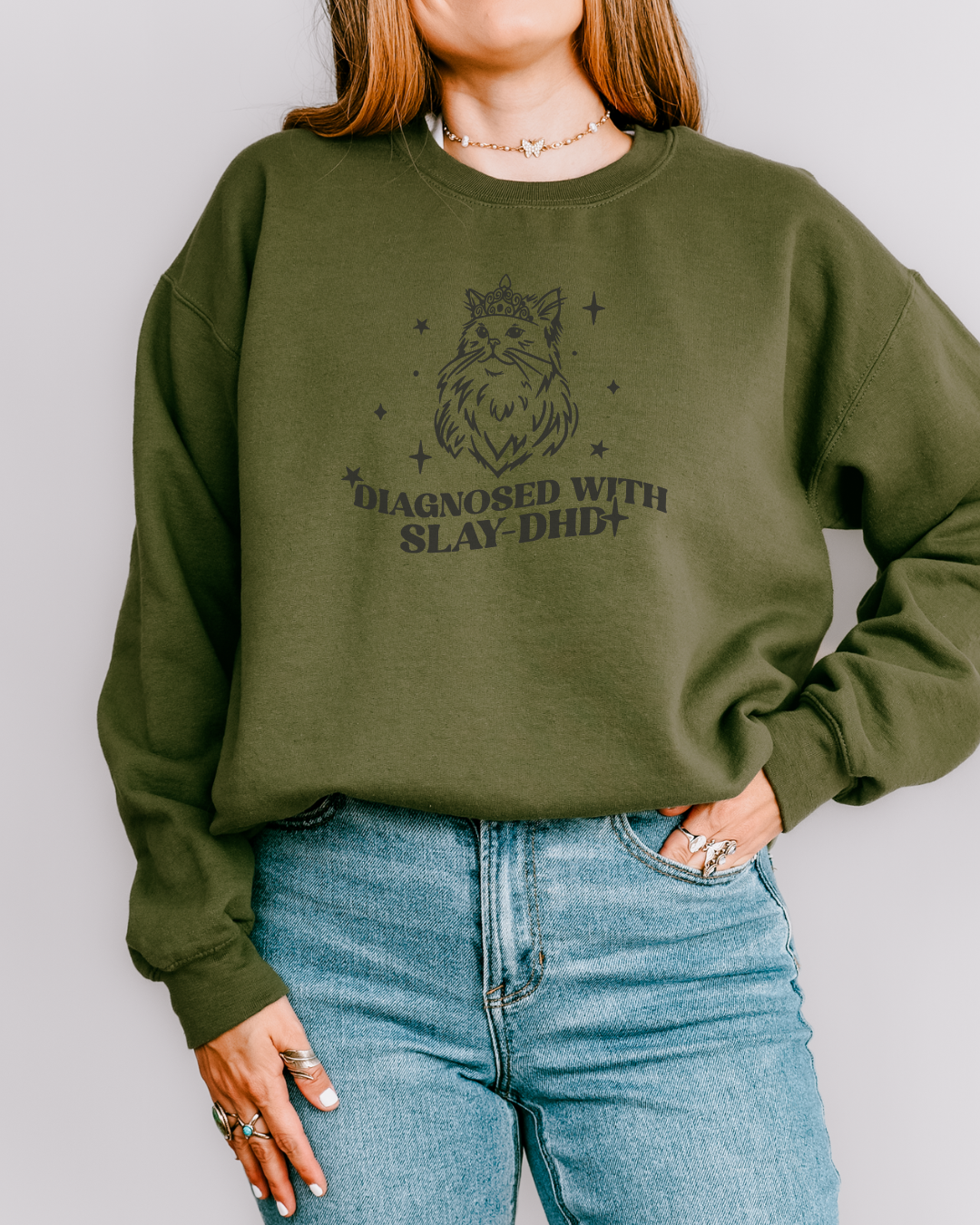 Slay-DHD Crewneck Sweatshirt