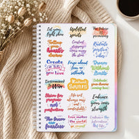 64 Sheets Undated ADHD Daily Focus Planner A5 Notebook with Stickers